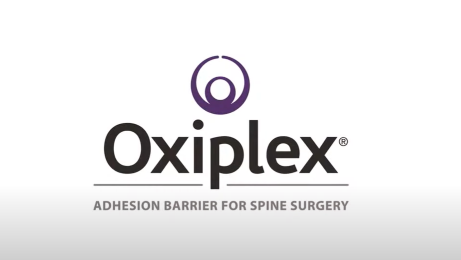 Oxiplex Spine Adhesion Barrier Gel application - nerve root after microdiscectomy live surgical video